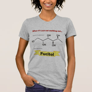 Fucitol organisk molekyl t-shirt