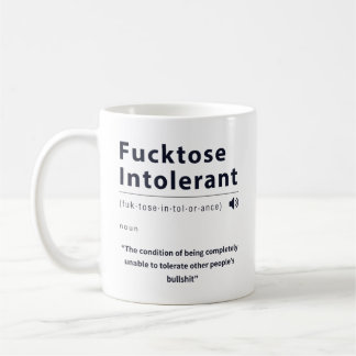 Fucktose Intolerant Rolig Kaffemugge Kaffemugg