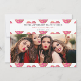 Fucshia Heart Best Friends Photo Happy Galentine's
