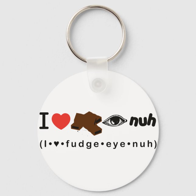 Fudge Öga Nuh Nyckelring (Framsida)