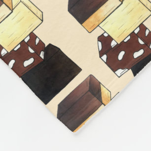 Fudge Stack Confectionery Candy Sweets Fleecefilt