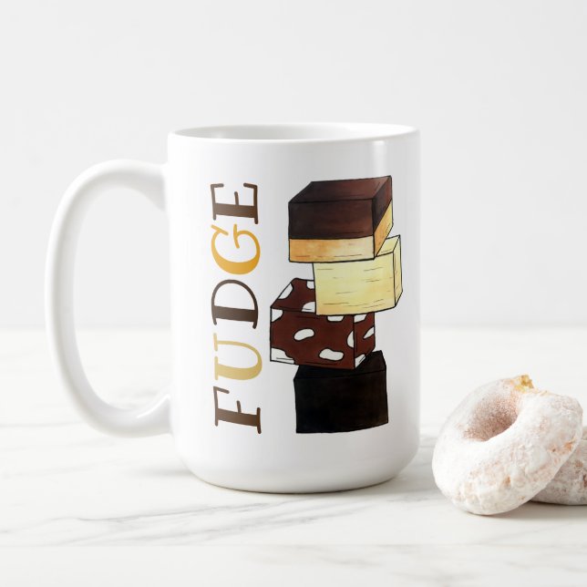 Fudge Stack Confectionery Candy Sweets Kaffemugg (Med munk)