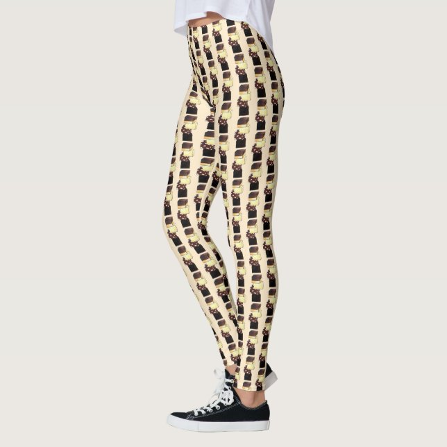 Fudge Stack Confectionery Candy Sweets Leggings (Vänster)