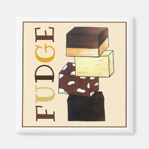 Fudge Stack Confectionery Candy Sweets Magnet