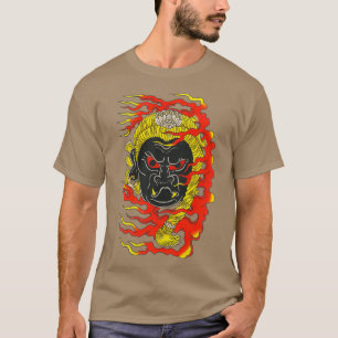 Fudo Myoo tattodesign, blixt T Shirt