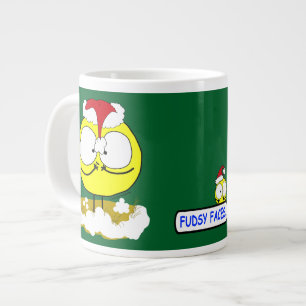 "Fudsy Ansikte" jul.Jumbo mugg Jumbo Mugg