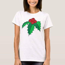 "Fudsy Ansikte", Lycklig Holly-julen, Sweatshirt T-shirt