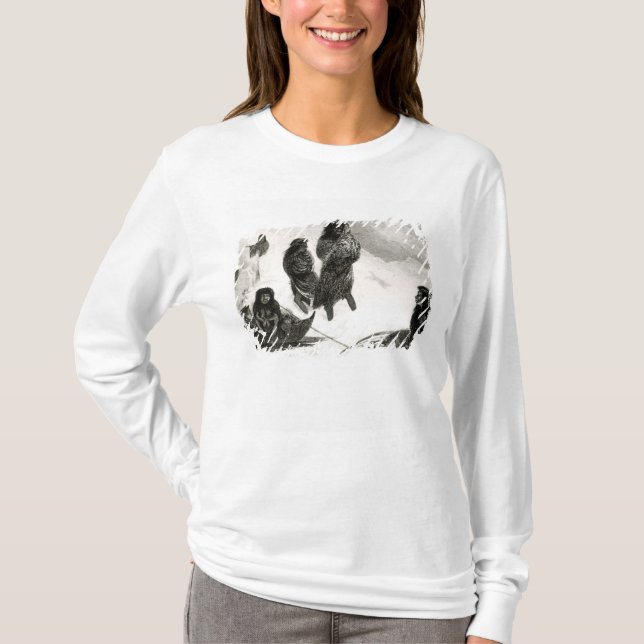 Fuegians som går att handla i Zapallos Tee (Framsida)