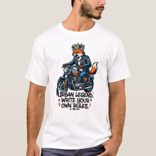 Fuel Den ostoppbara driften Urban Legend Biker Fra T Shirt