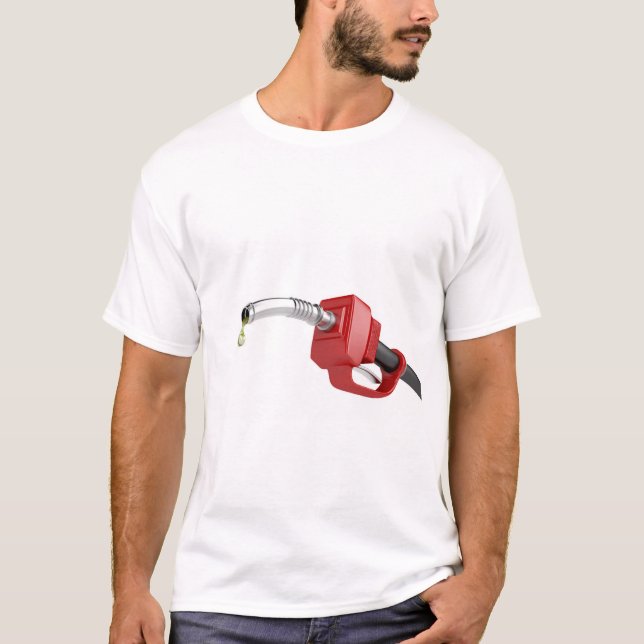 Fuel pumpar dysan med jumbo tappar av tankar t shirt (Framsida)