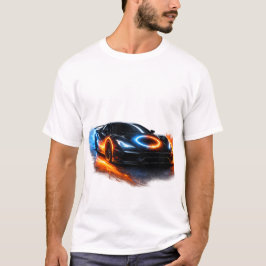 Fuel the Fire Neon Sports Car T Shirt