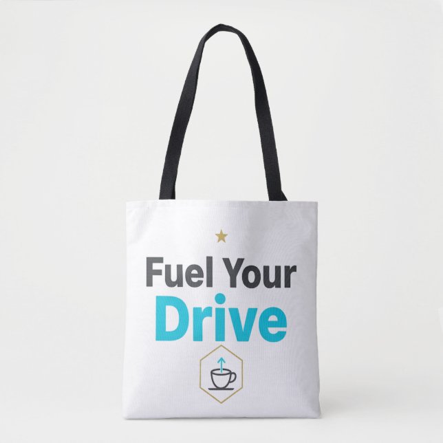 Fuel Your Drive Motivational  - Daily Inspiration  Tygkasse (Framsida)