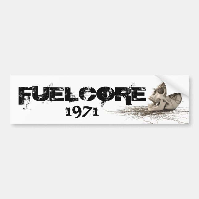 FUELCORE 1971 sticker Bildekal (Framsidan)