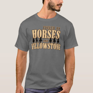Fueled av Horses lustig T Shirt