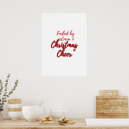 Fueled by Cocoa & Christmas Cheer – Cozy Holiday Poster