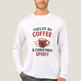 Fueled by Coffee & Christmas Spirit T Shirt