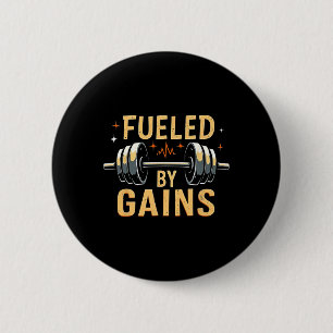 Fueled by Gain Bodybuilding Gym Knapp