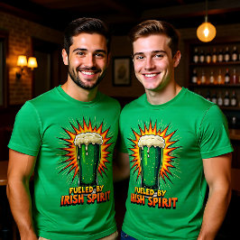 Fueled by Irish Spirit T Shirt