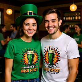Fueled by Irish Spirit T Shirt