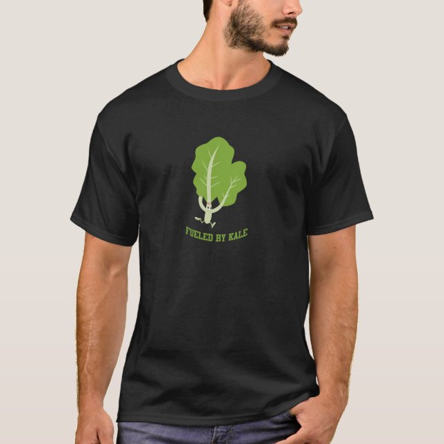 Fueled by Kale run kale Tee (Framsida)