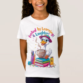 Fueled by Learning GooseTshirt– Back to School Fun T Shirt