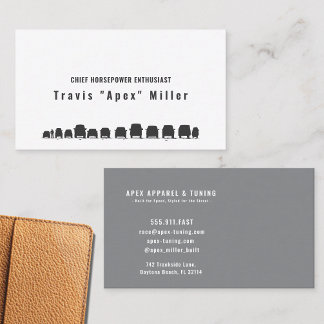 Fueled by Passion, Driven by Style: Premium Custom Visitkort