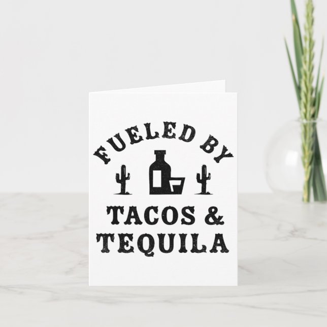 Fueled Funny Cinco De Mayo Party Kort (Framsida)