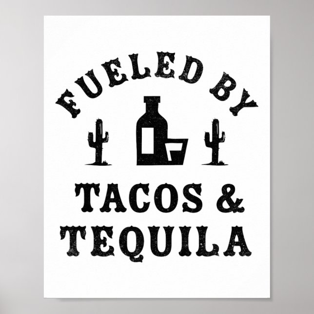 Fueled Funny Cinco De Mayo Party Poster (Framsidan)