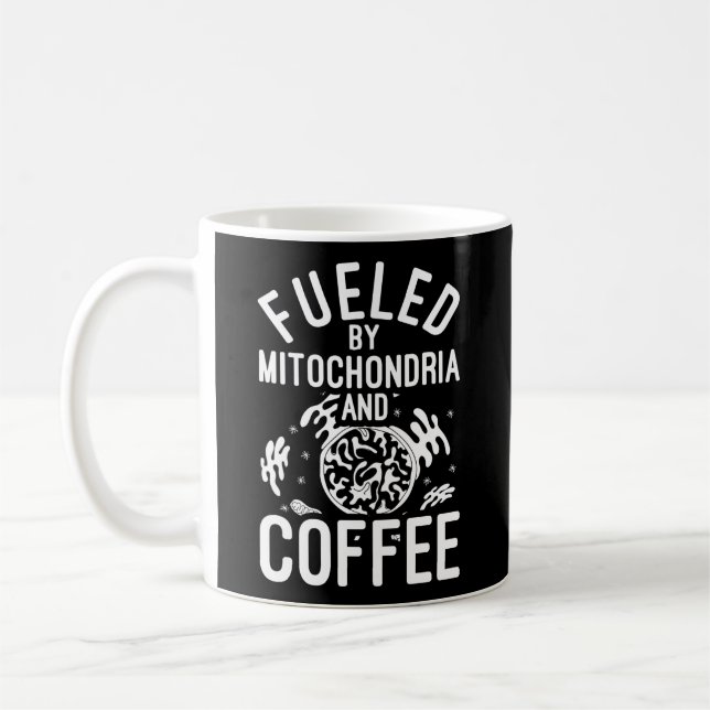 Fuelerad av Mitokondria och kaffeforskare Biolog Kaffemugg (Vänster)