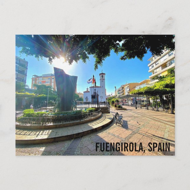 Fuengirola Spain Travel Photo Vykort (Framsida)