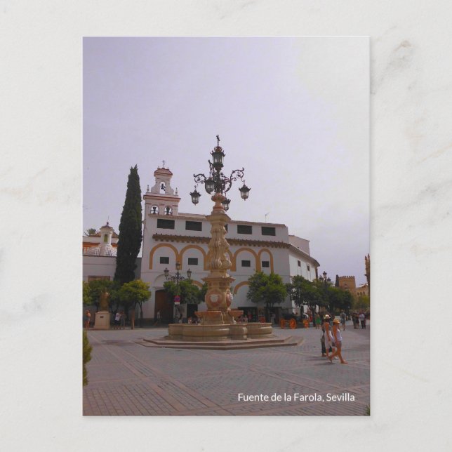 Fuente de la Farola, Sevilla Vykort (Framsida)