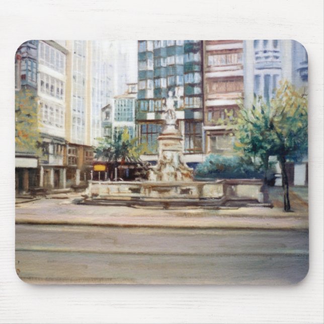 Fuente de Neptuno (A Coruña)/Neptune fontän Musmatta (Framsidan)