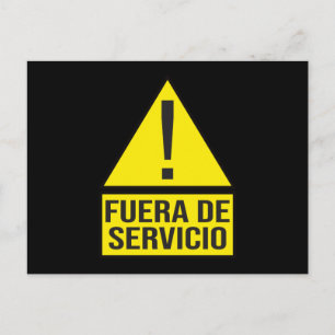 Fuera de Servicio Vykort