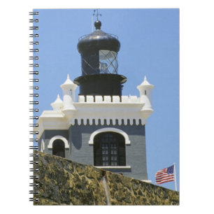 Fuerte San Felipe del Morros grå kastellliknande Anteckningsbok Med Spiral