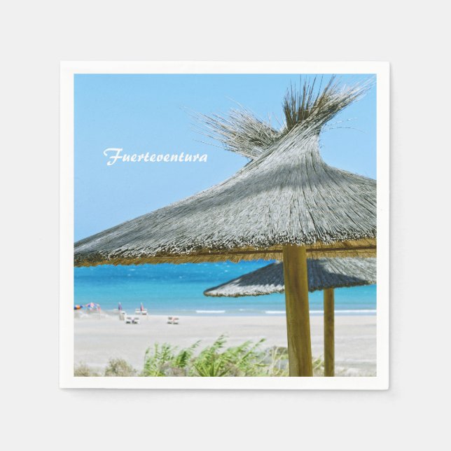 Fuerteventura Cork Coaster Pappersservett (Framsidan)