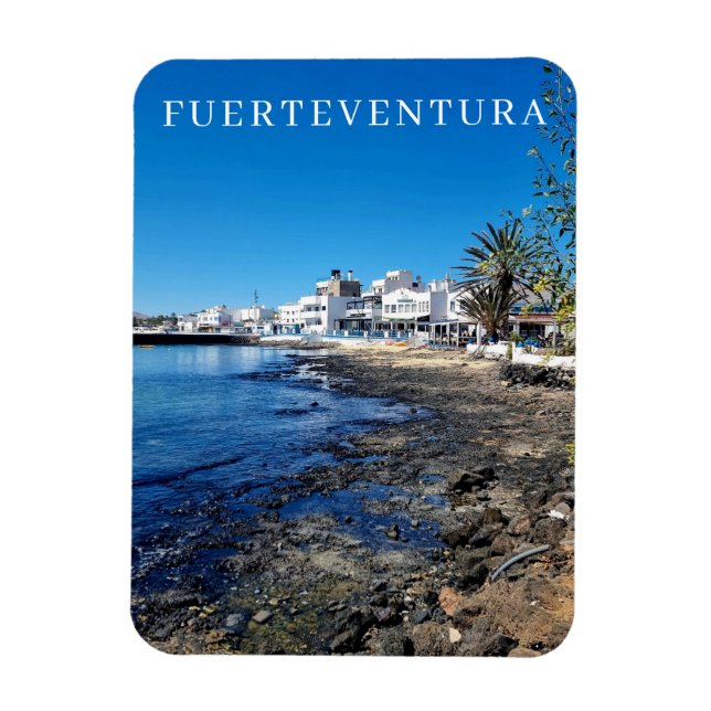 Fuerteventura Corralejo view-kylmagnet Magnet (Vertikal)