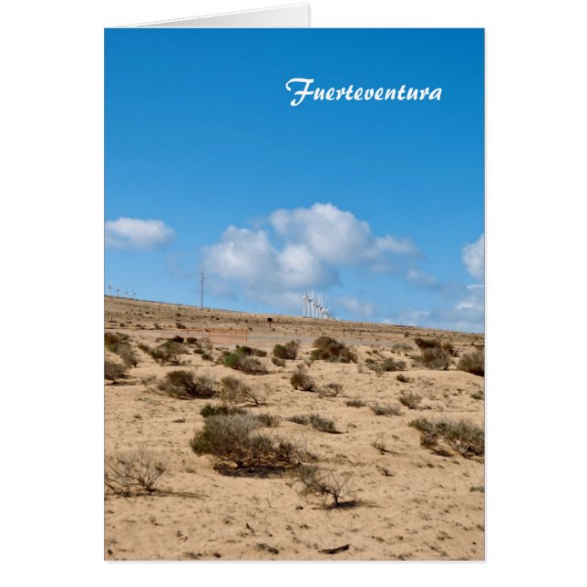 Fuerteventura Hälsningskort (Framsidan)