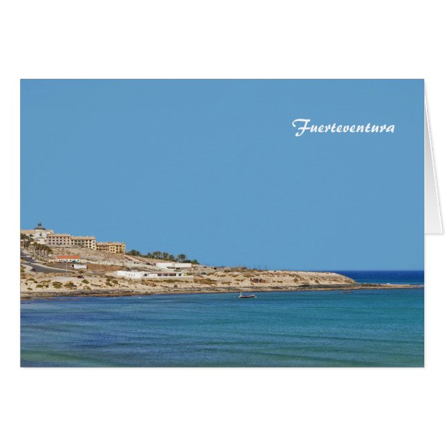 Fuerteventura Hälsningskort (Framsidan Horizontal)