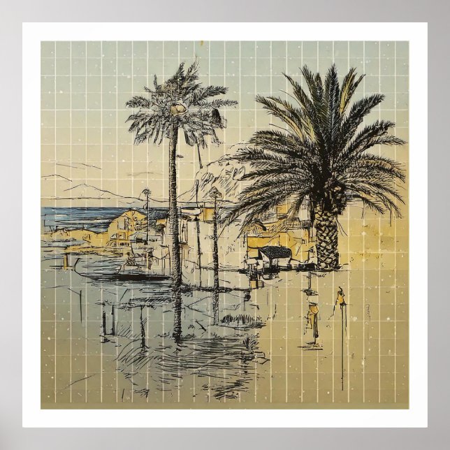Fuerteventura, Kanarieöarna, Seaside Poster (Framsidan)