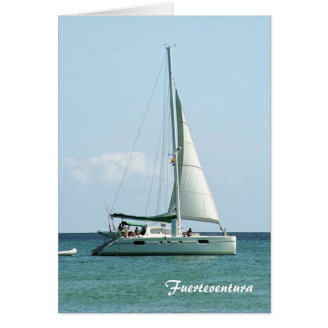 Fuerteventura-kort Hälsningskort (Framsidan)