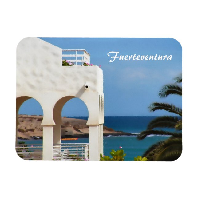 Fuerteventura Kustresor Konst Magnet (Horisontell)