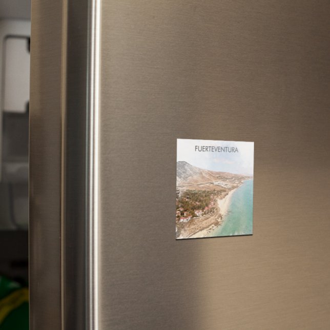 Fuerteventura Spanien Kanarieöarna Vintage resor Magnet (fuerteventura magnet)