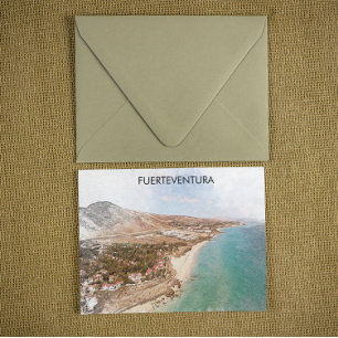 Fuerteventura Spanien Kanarieöarna Vintage resor Vykort