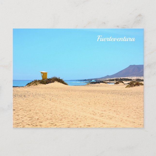 Fuerteventura-strand - vykort (Framsida)