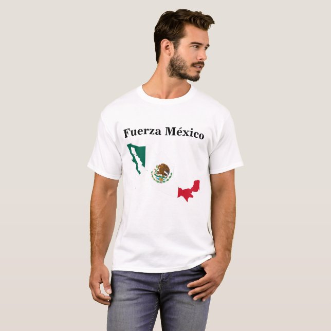 Fuerza Mexico Tee Shirt (Hel framsida)
