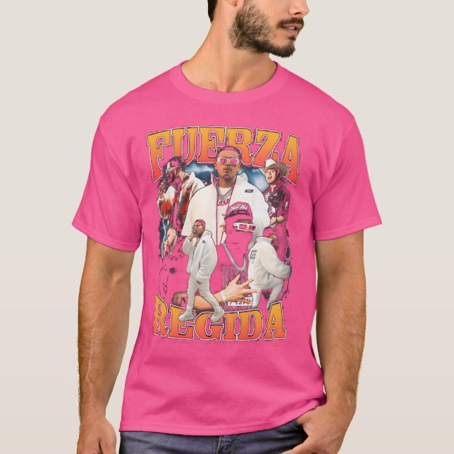 Fuerza Regida Retro Vintage T Shirt (Framsida)