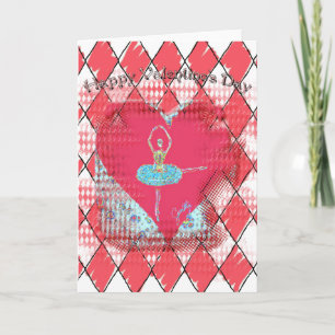 Fuette' Ballerina in Heart Helgkort