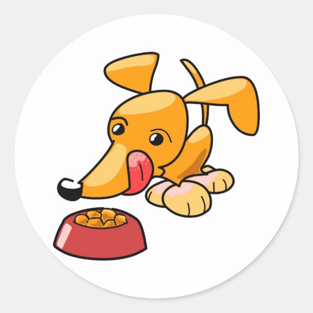 Fuffy Runt Klistermärke (Framsida)