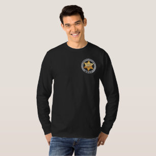 FUGITIV ÅTERVINNING AGENT BADGE Långärmad T-Shi T Shirt