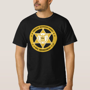 FUGITIV RECOVERY & BAIL ENFORCEMENT BADGE T-Shirt